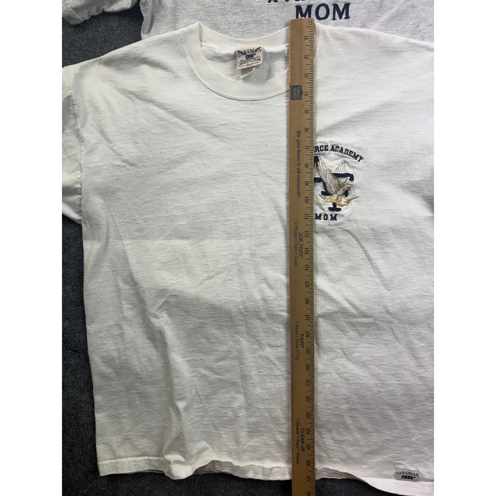 Air Force Mom T-Shirt Bundle Women L XL White Grey  USA Vintage